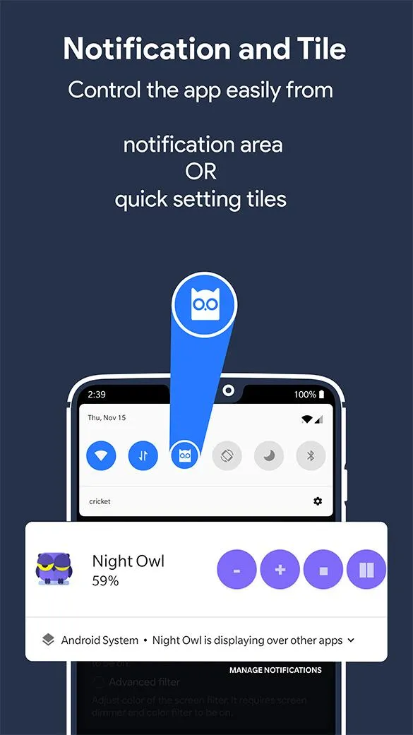 Night Owl -Dimmer & Night Mode | Indus Appstore | Screenshot