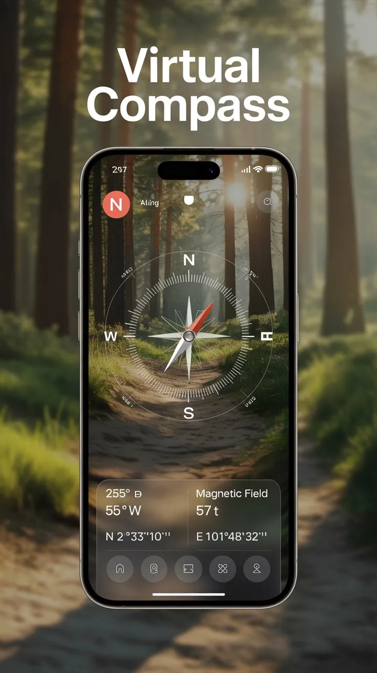 Compass - Directional Compass | Indus Appstore | Screenshot