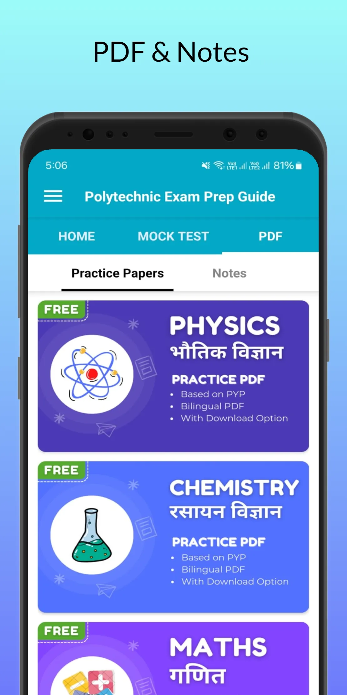 Polytechnic Exam Prep Guide | Indus Appstore | Screenshot