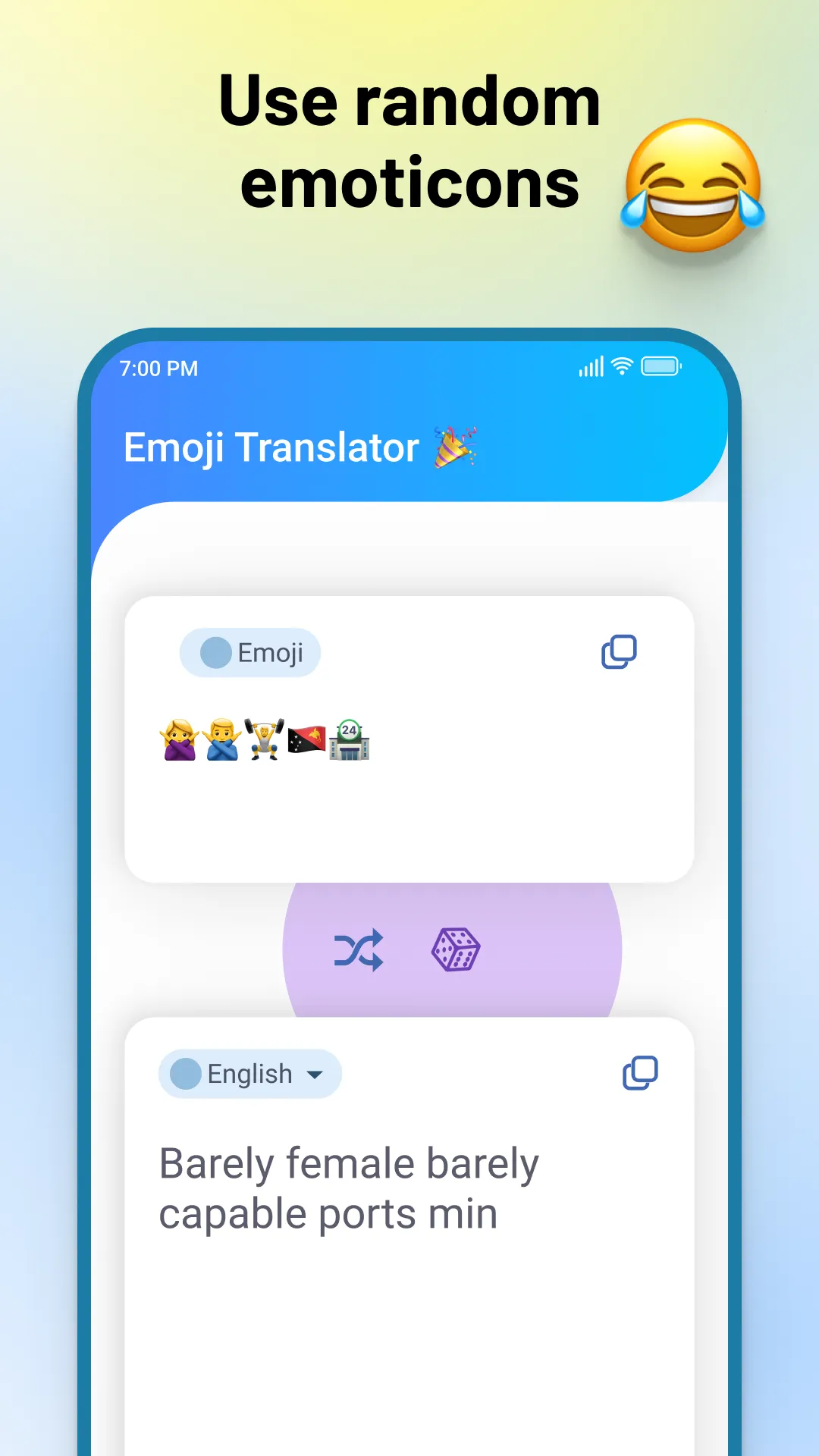 Emoji Translator: Text & Emoji | Indus Appstore | Screenshot