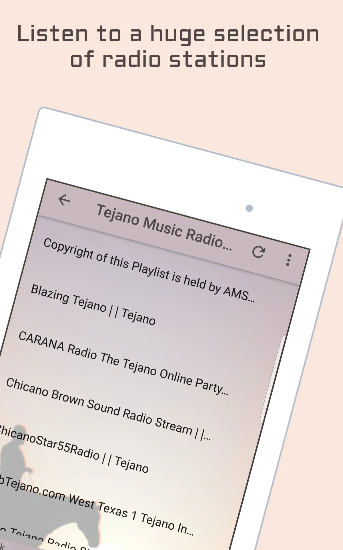 Tejano Music Radio Stations | Indus Appstore | Screenshot