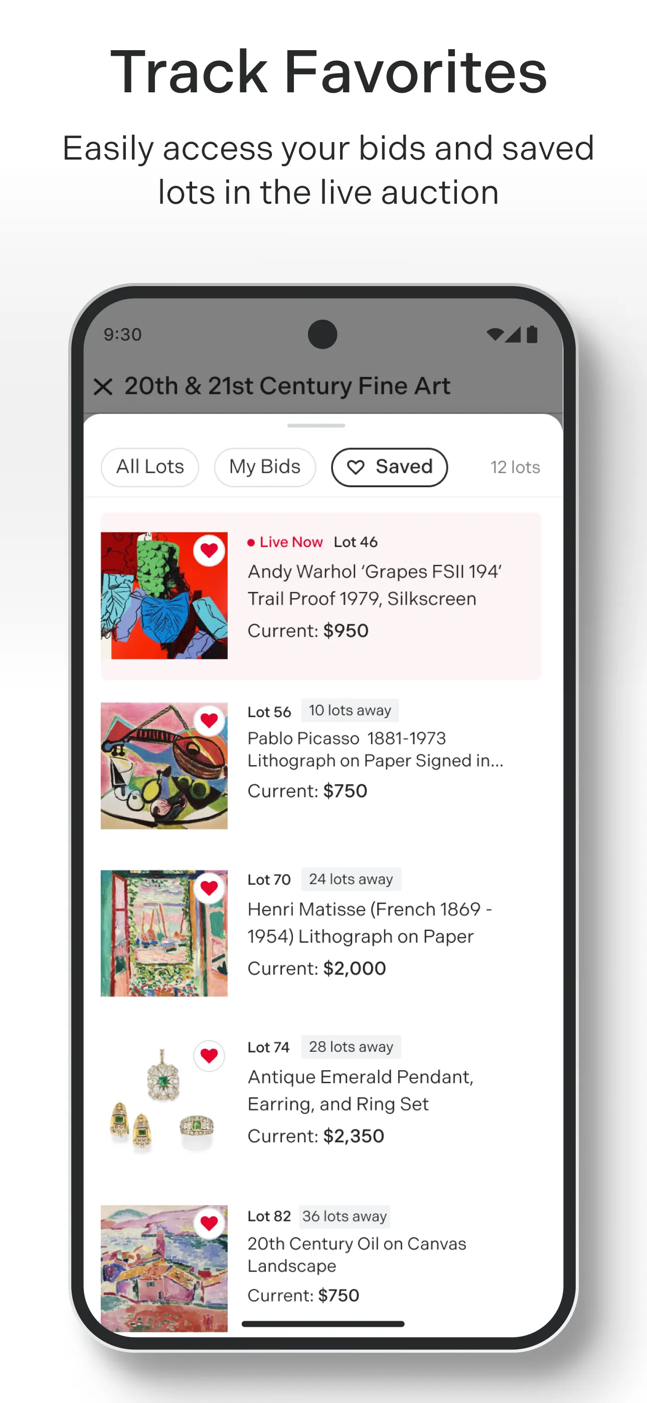 Invaluable Auctions: Bid Live | Indus Appstore | Screenshot
