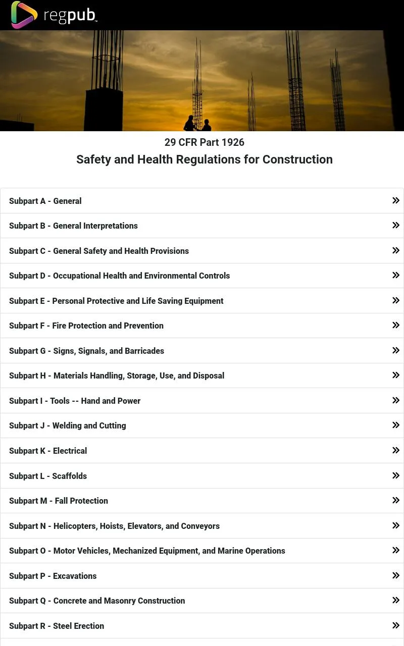 OSHA Construction | Indus Appstore | Screenshot