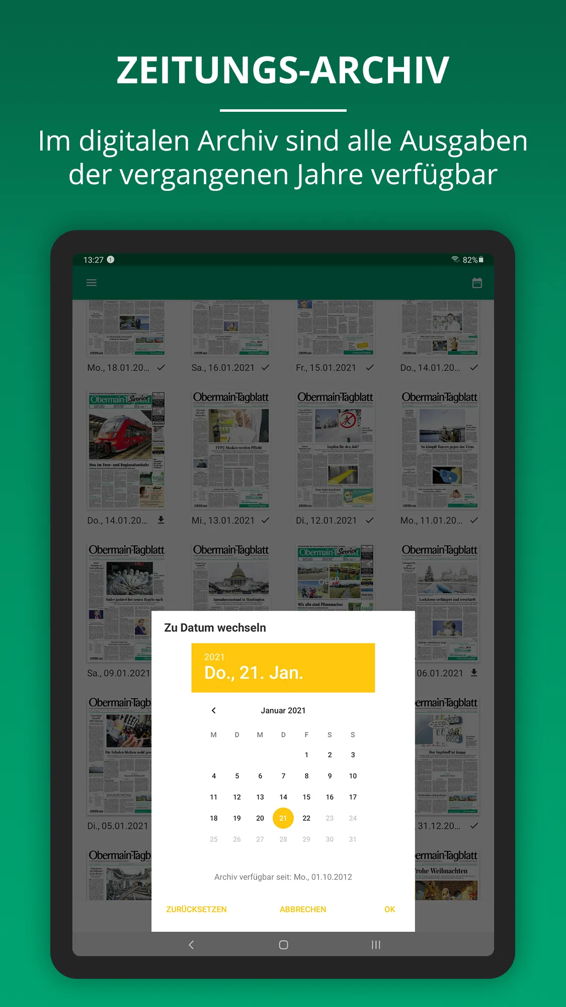 Obermain ePaper | Indus Appstore | Screenshot