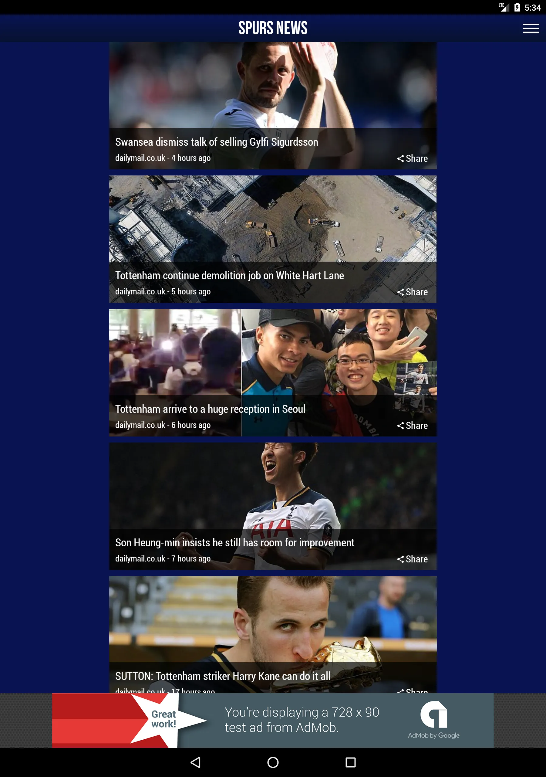 Spurs News - Fan App | Indus Appstore | Screenshot