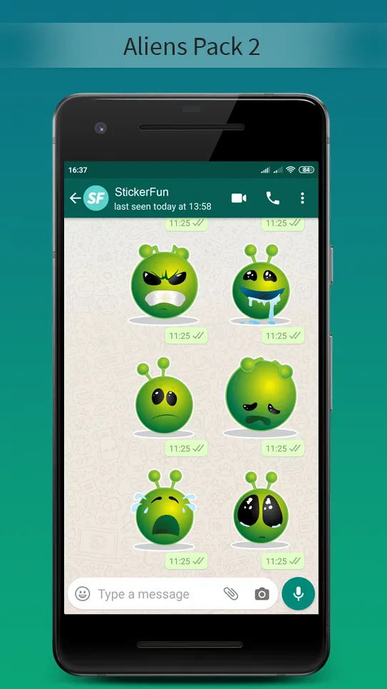 Alien Stickers - WAStickerApps | Indus Appstore | Screenshot