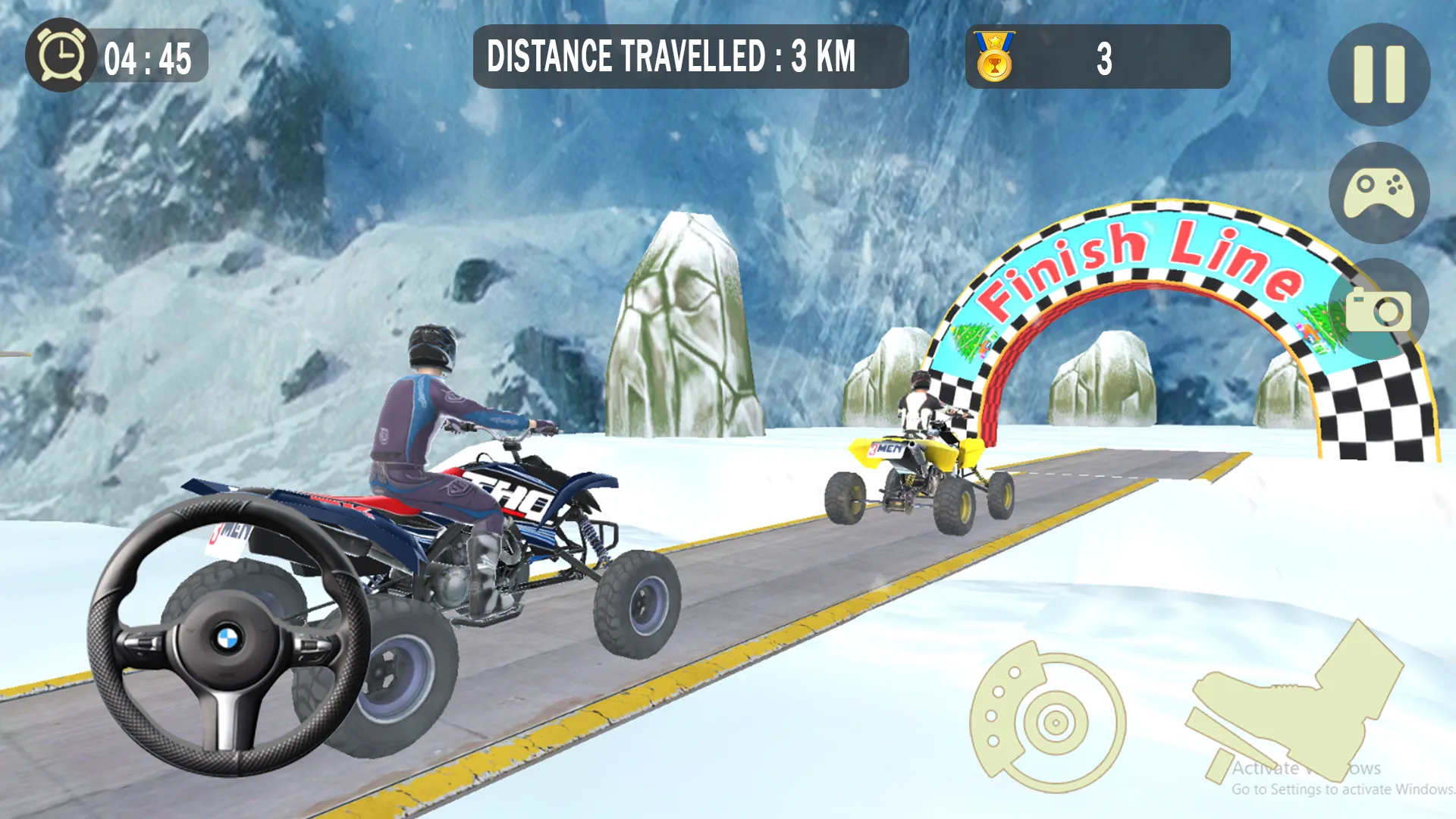 Impossible Snow ATV Bike Stunt | Indus Appstore | Screenshot