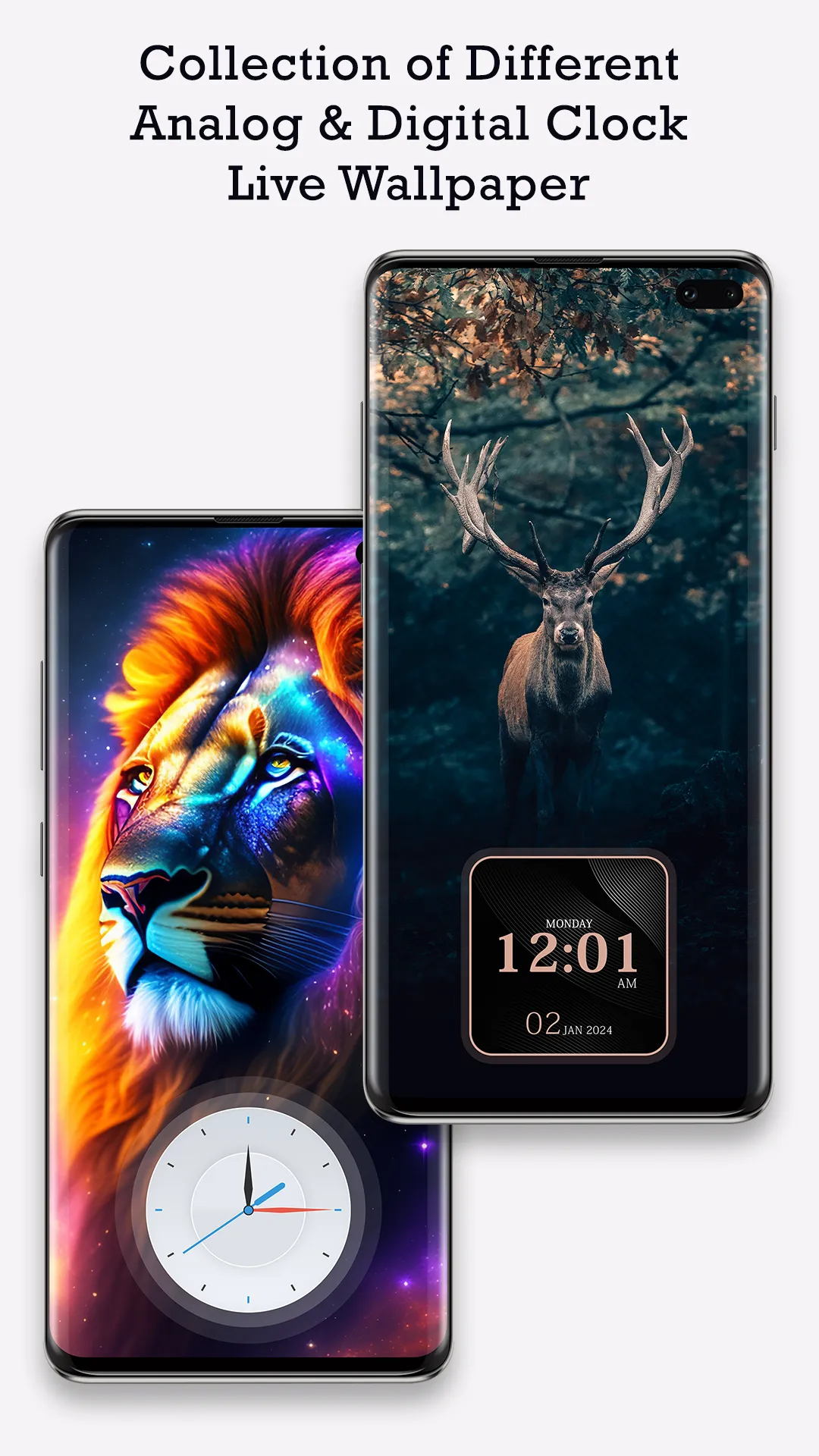 Custom Clock Live Wallpaper | Indus Appstore | Screenshot