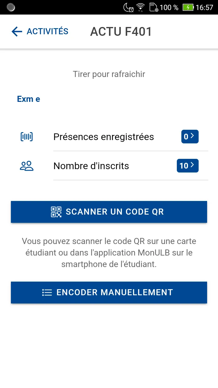 ULB Présences | Indus Appstore | Screenshot