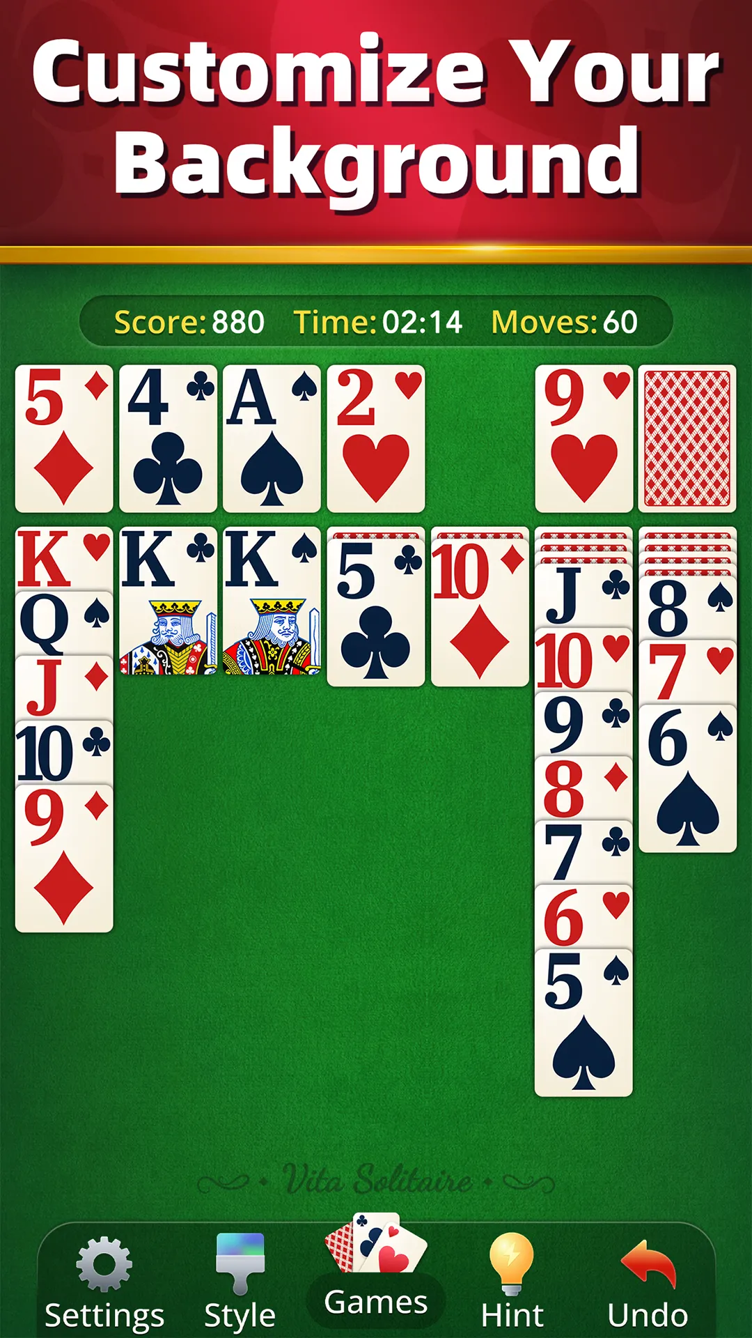 Vita Solitaire for Seniors | Indus Appstore | Screenshot