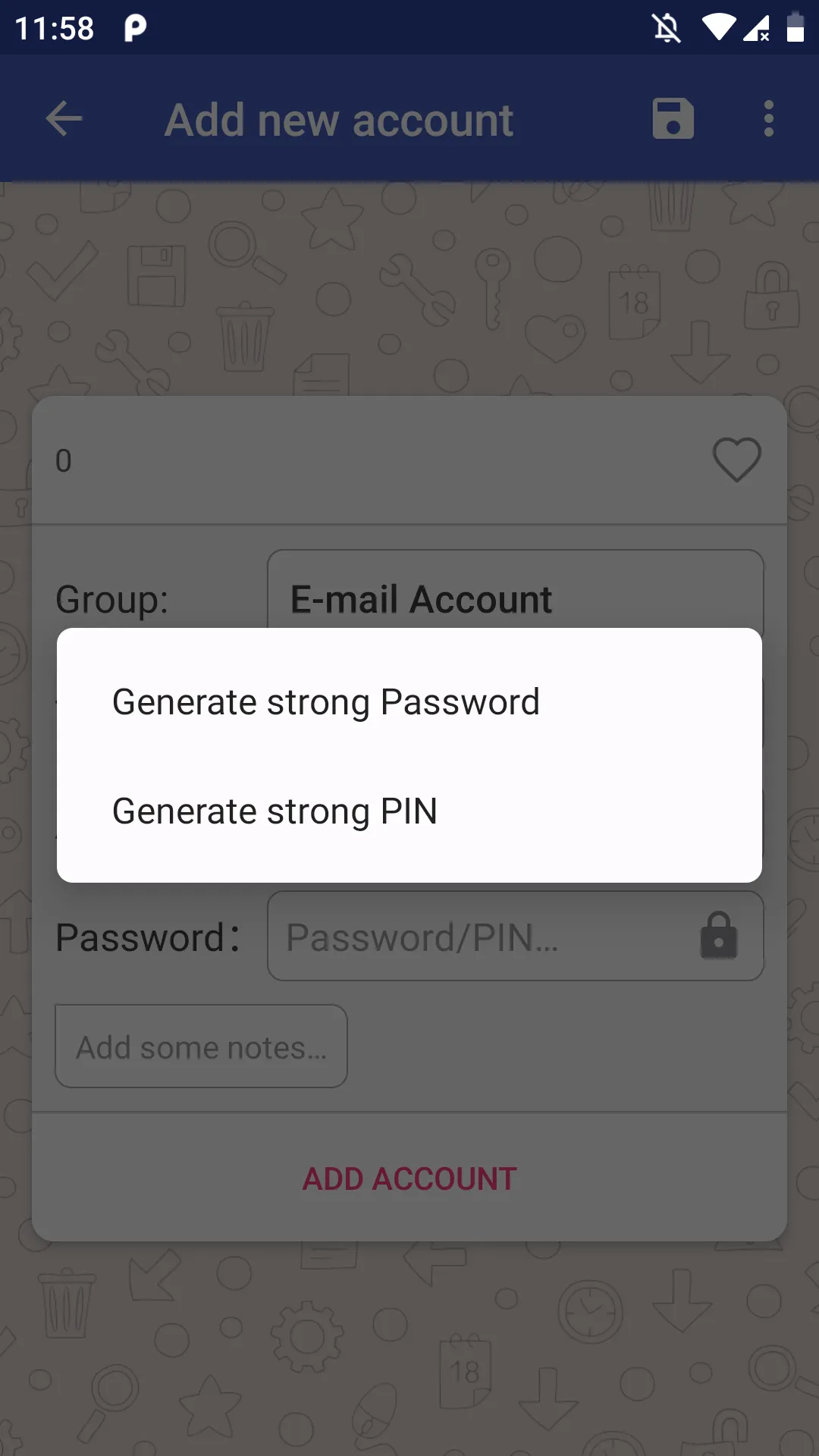 My Password | Indus Appstore | Screenshot