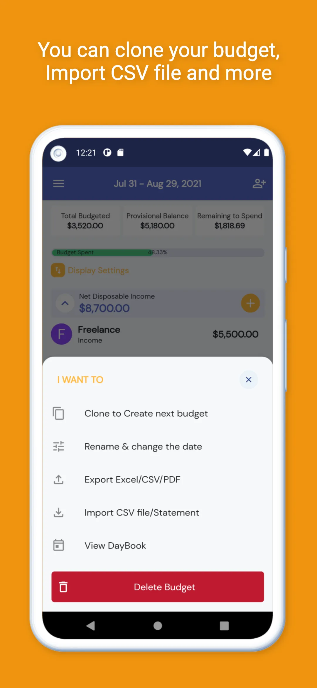 Family budget—Spending tracker | Indus Appstore | Screenshot