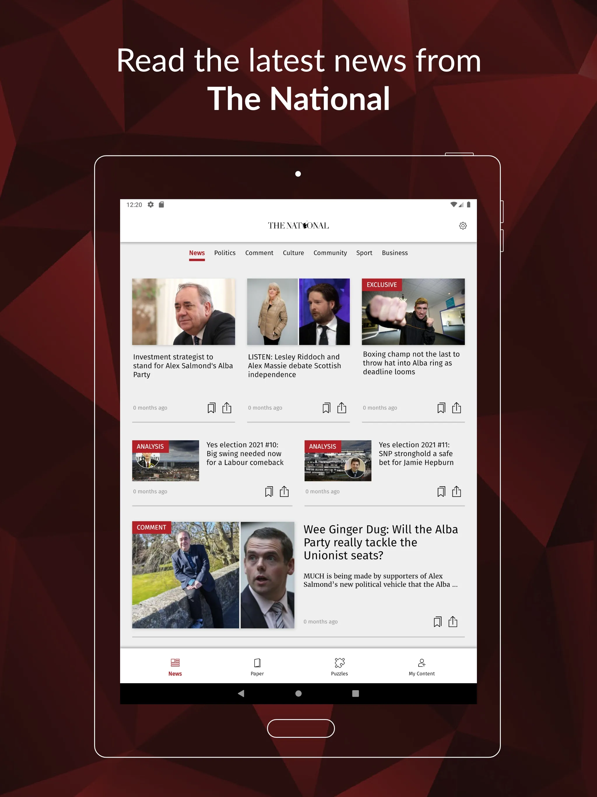 The National | Indus Appstore | Screenshot