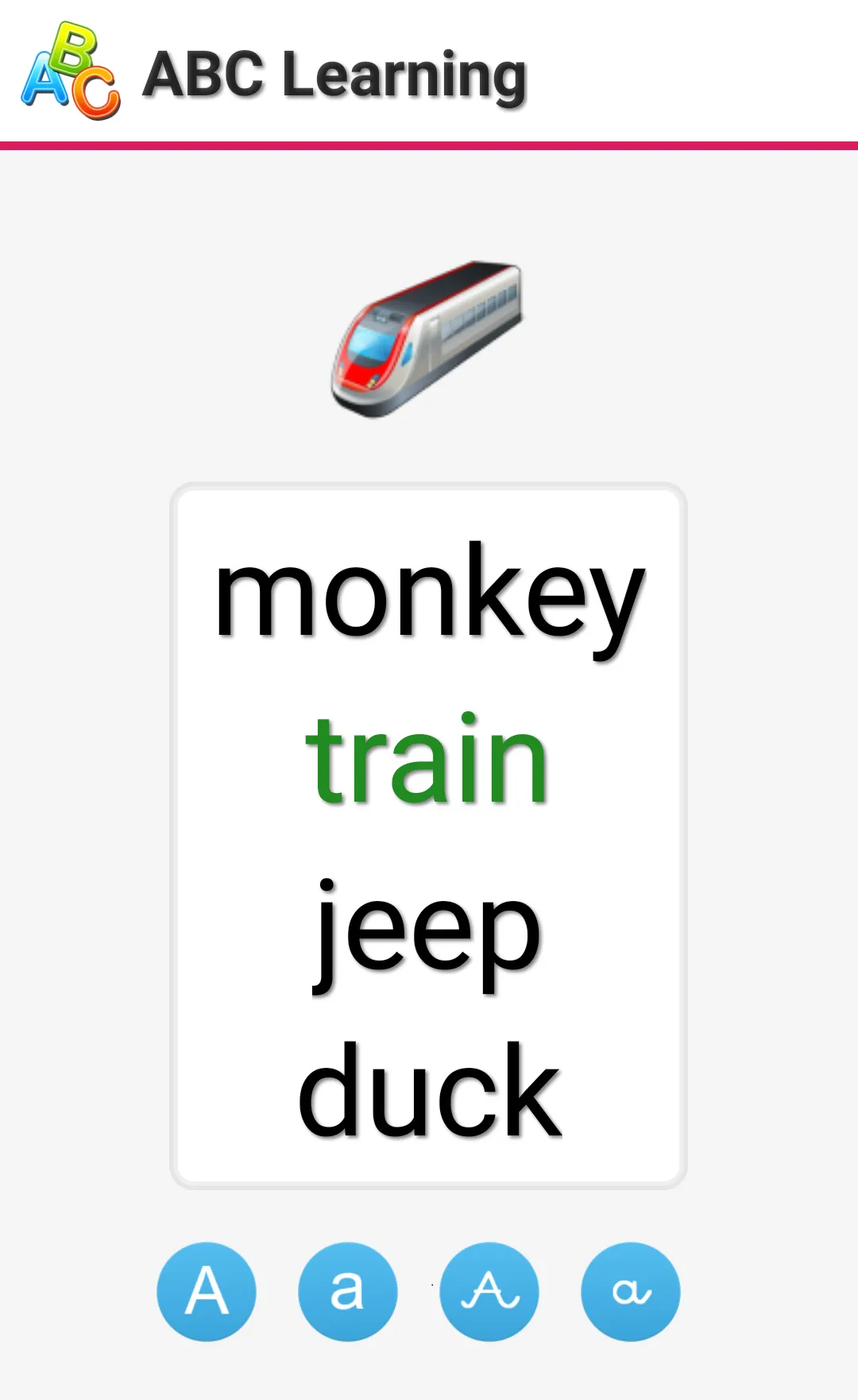 ABC Learning -English alphabet | Indus Appstore | Screenshot