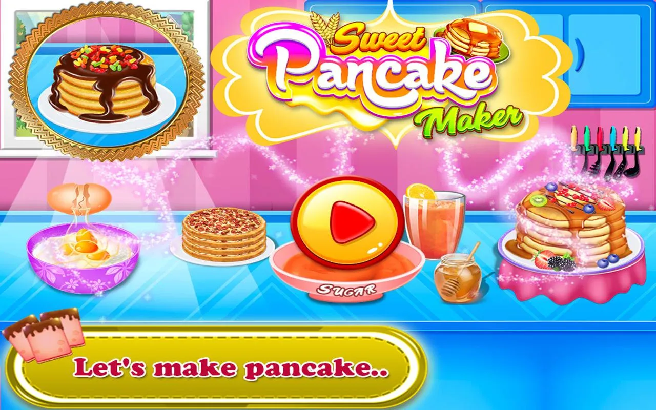 Sweet Pancake Maker Game | Indus Appstore | Screenshot