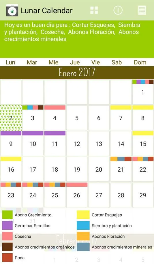 Marijuana Lunar Calendar | Indus Appstore | Screenshot