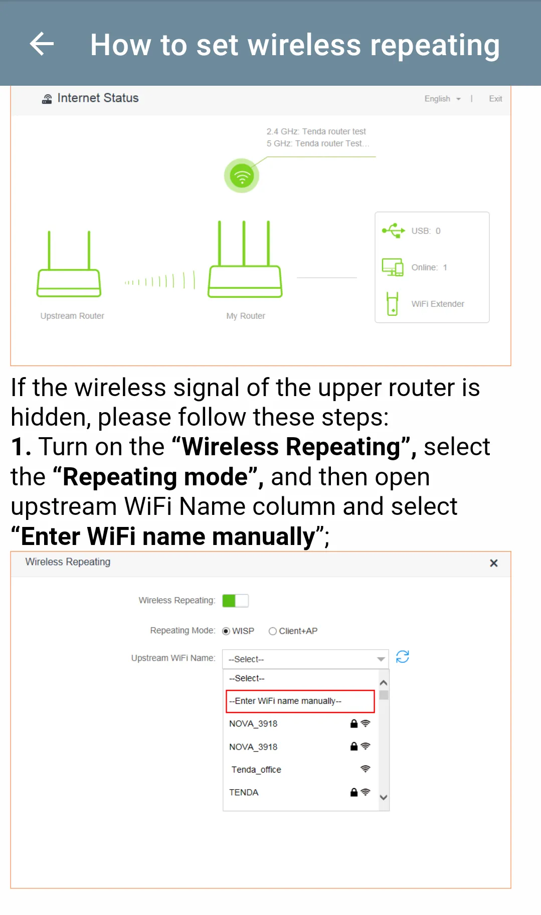 192.168.l.l tenda router guide | Indus Appstore | Screenshot