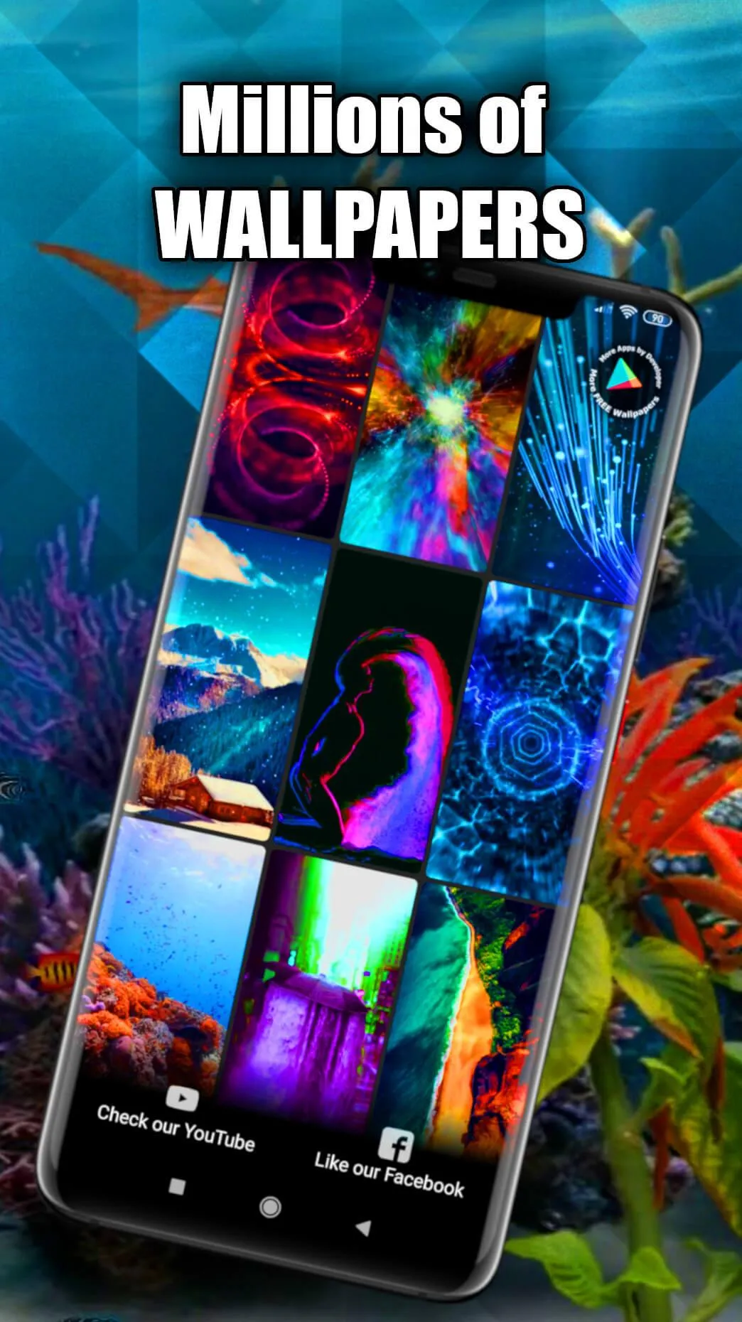 Jellyfish Wallpaper Live HD/3D | Indus Appstore | Screenshot