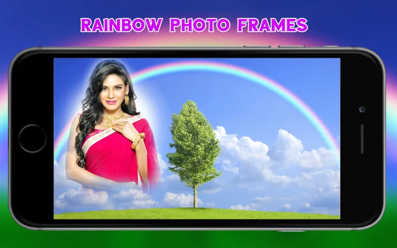 Rainbow Photo Frames | Indus Appstore | Screenshot