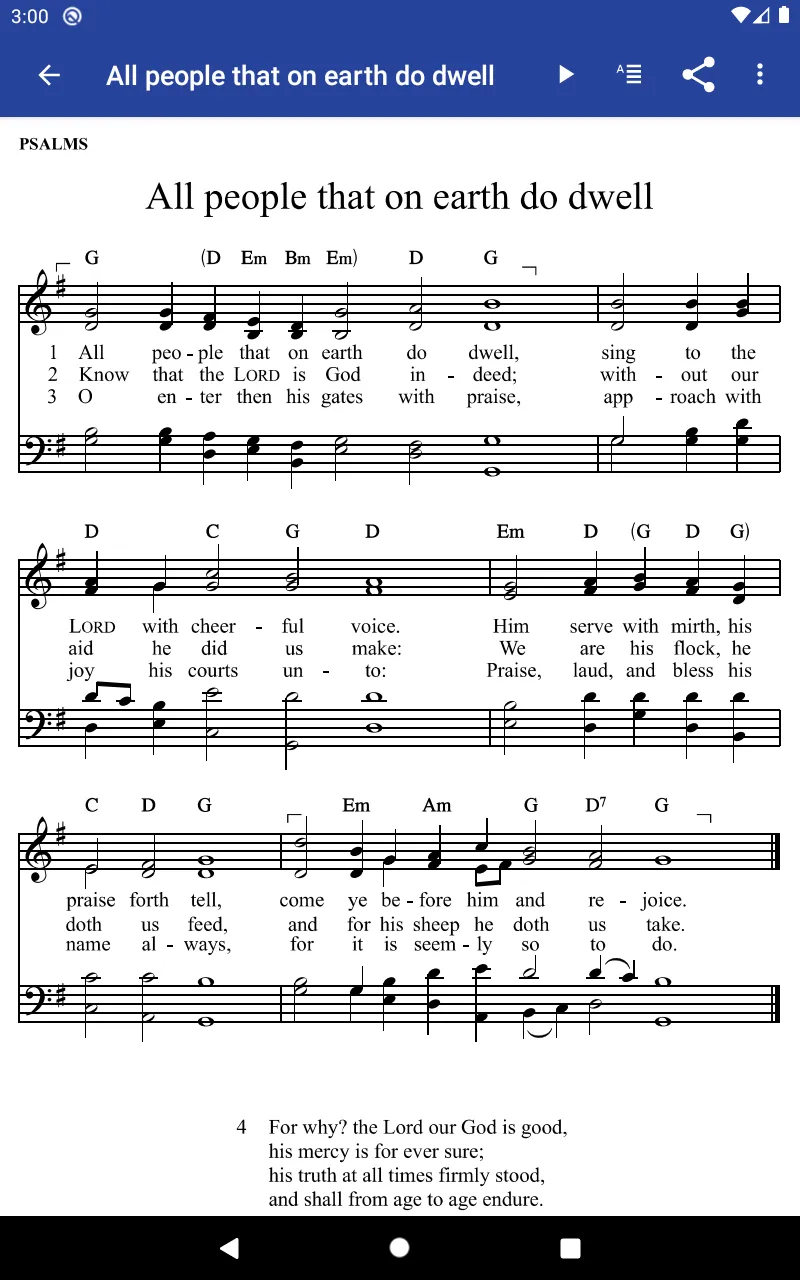 Classic Hymnal | Indus Appstore | Screenshot