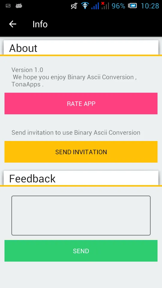 Binary Ascii Conversion | Indus Appstore | Screenshot