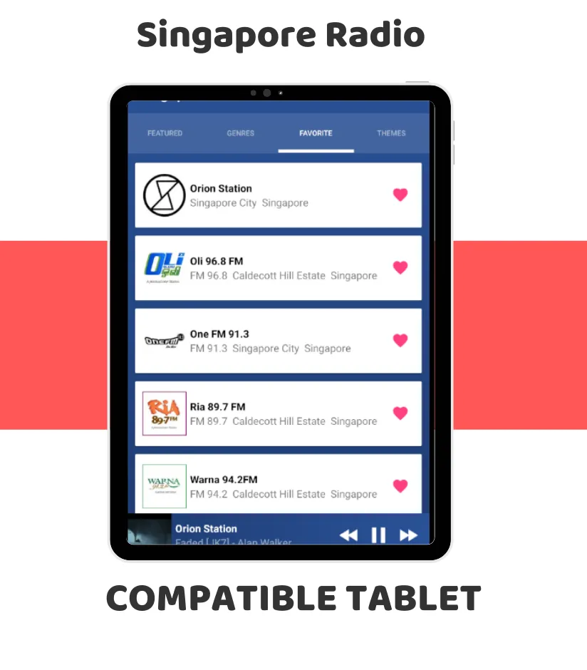 Singapore Radio Station Online | Indus Appstore | Screenshot