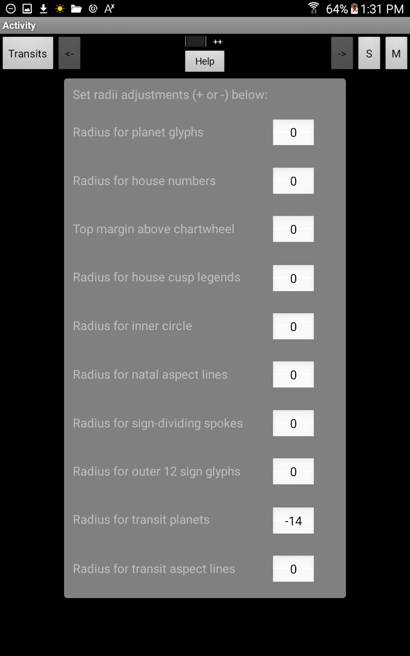 Natal Charts with Transits | Indus Appstore | Screenshot