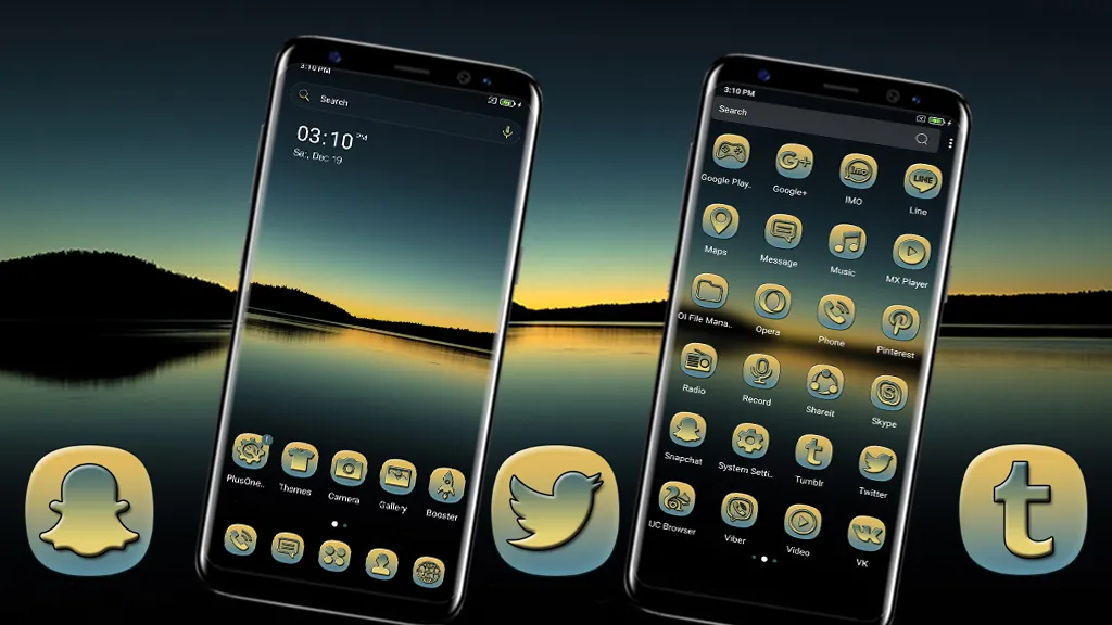 Lake Sunset Theme | Indus Appstore | Screenshot