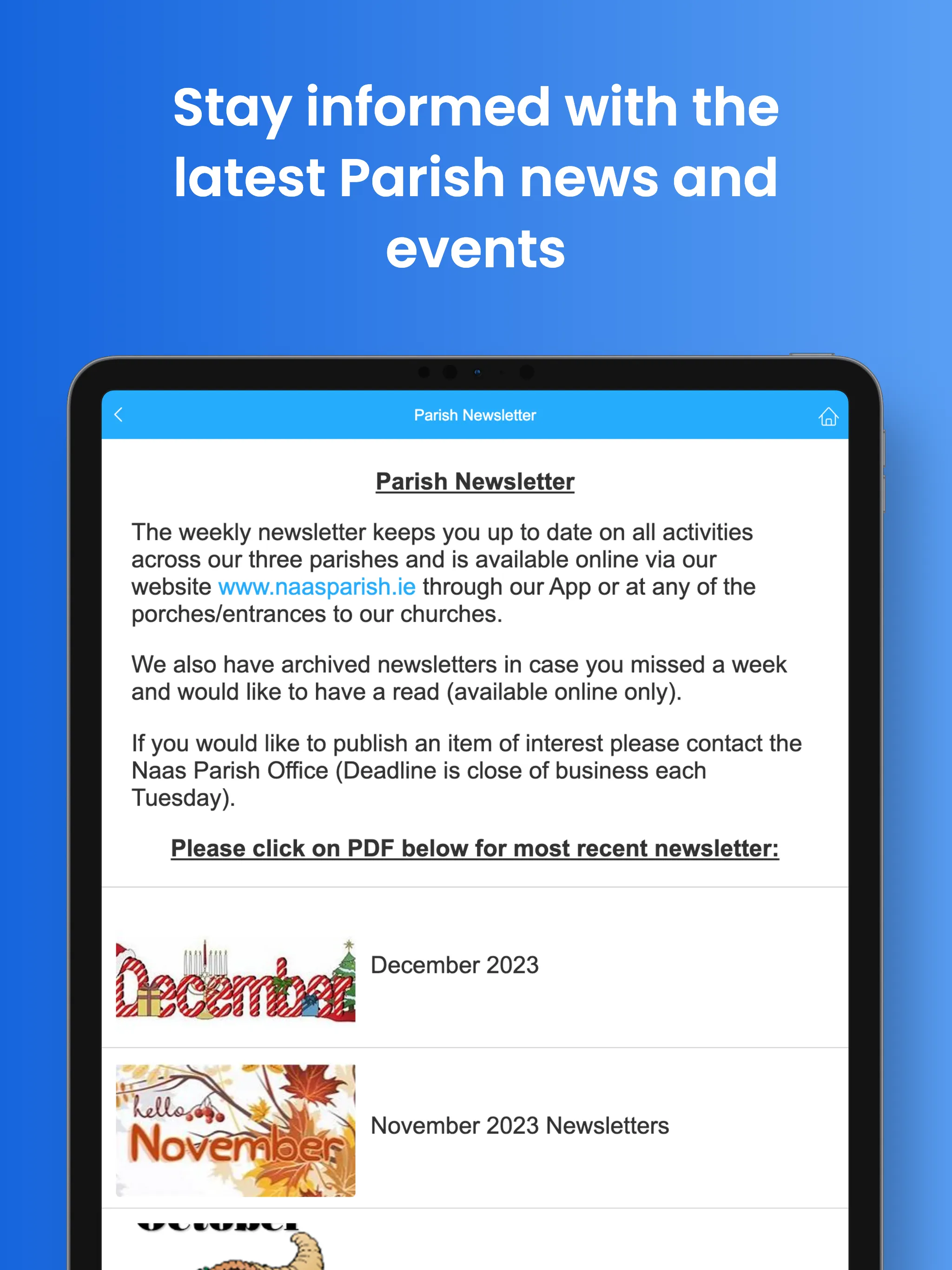 Naas Parish | Indus Appstore | Screenshot