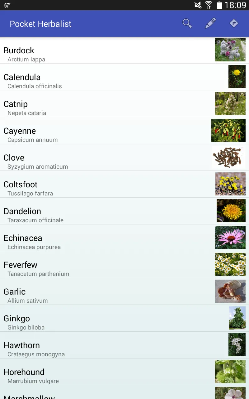 Pocket Herbalist | Indus Appstore | Screenshot