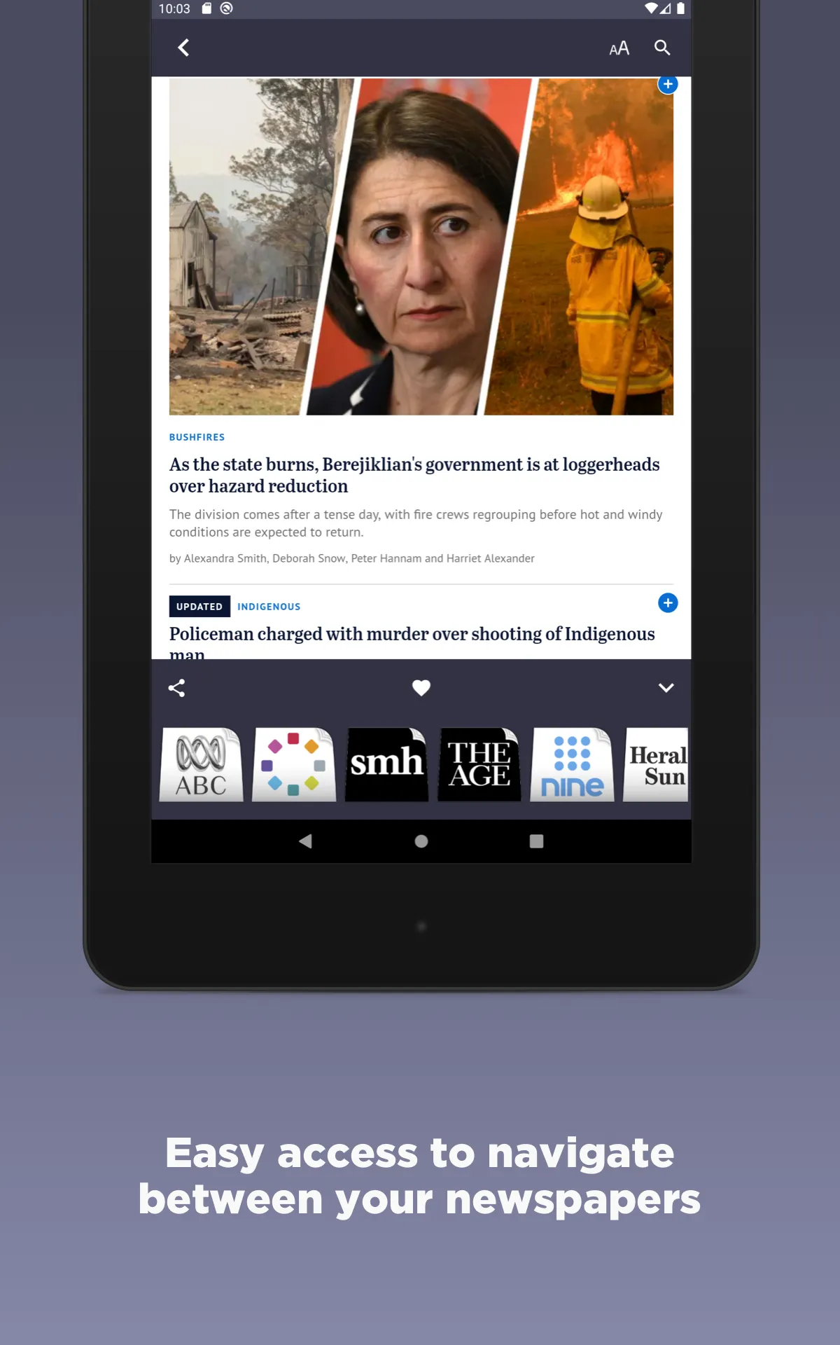 Australian Newspapers | Indus Appstore | Screenshot