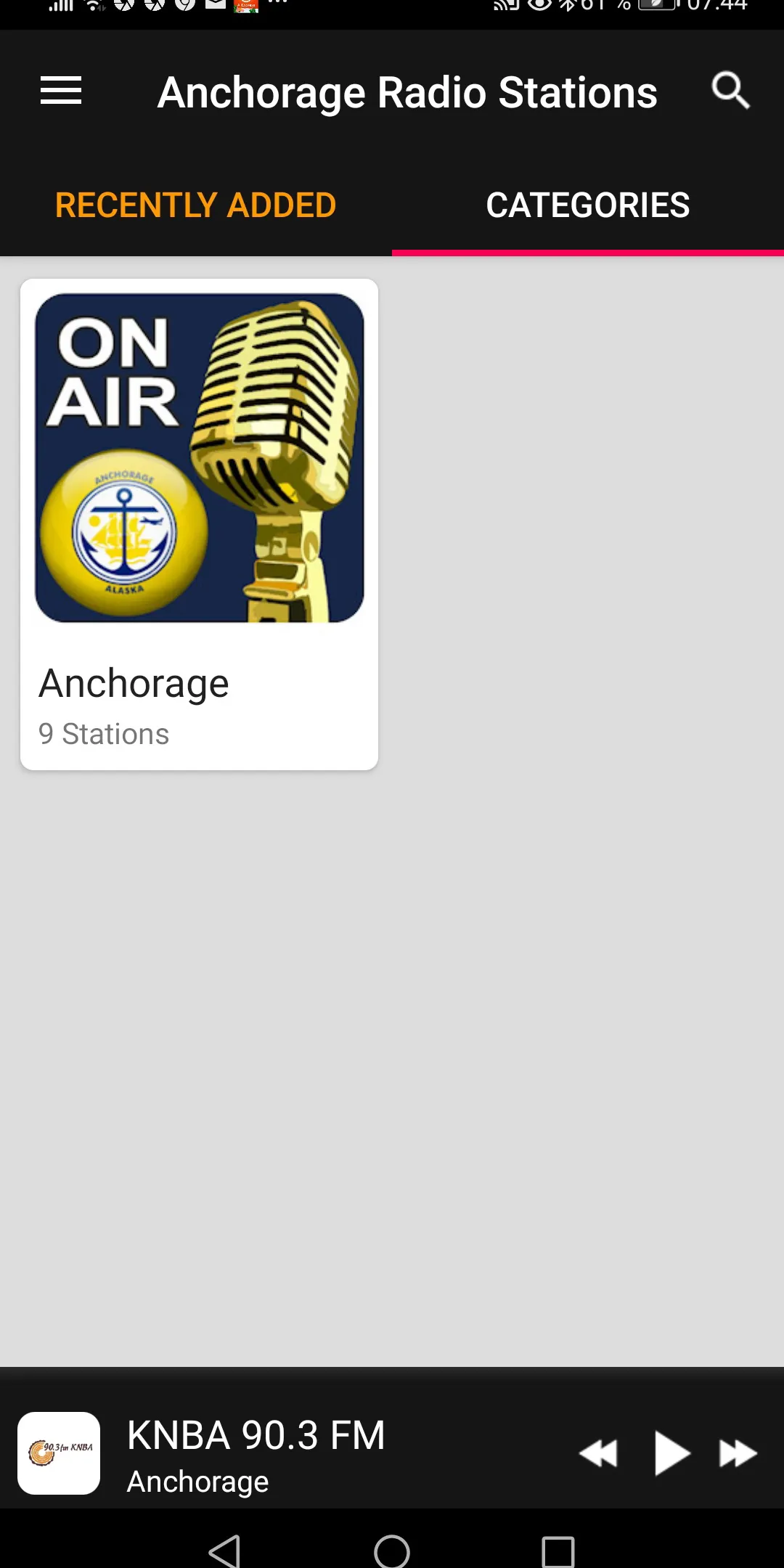 Anchorage Radio Stations - USA | Indus Appstore | Screenshot