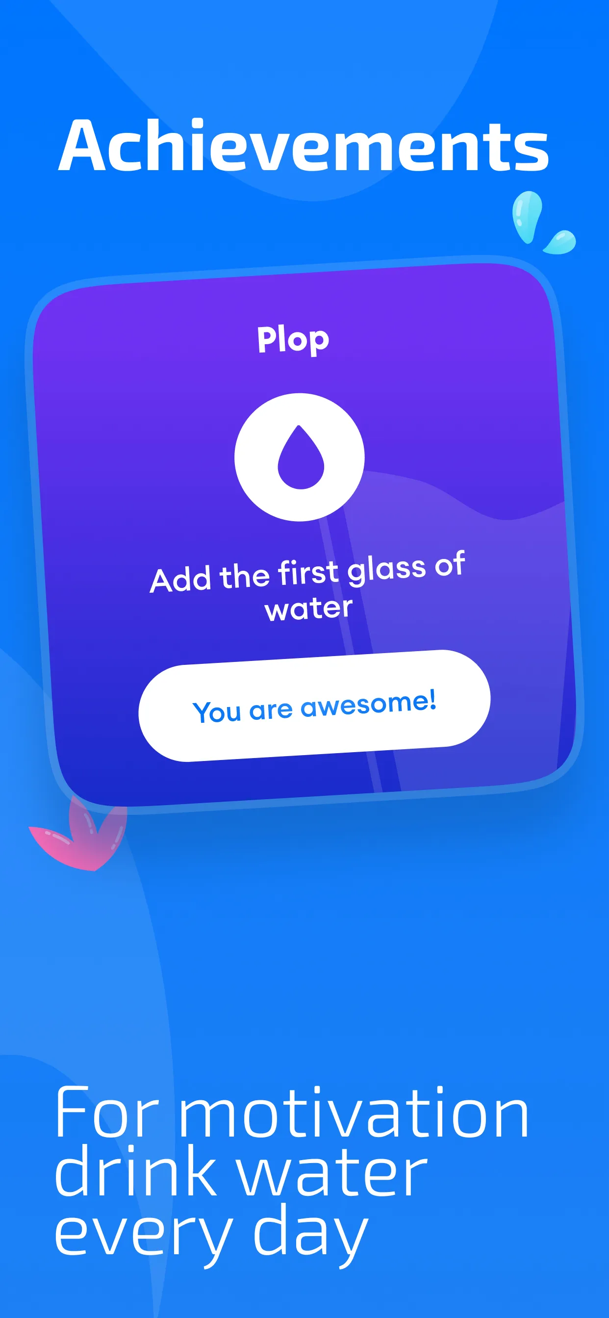 My Water: Daily Drink Tracker | Indus Appstore | Screenshot