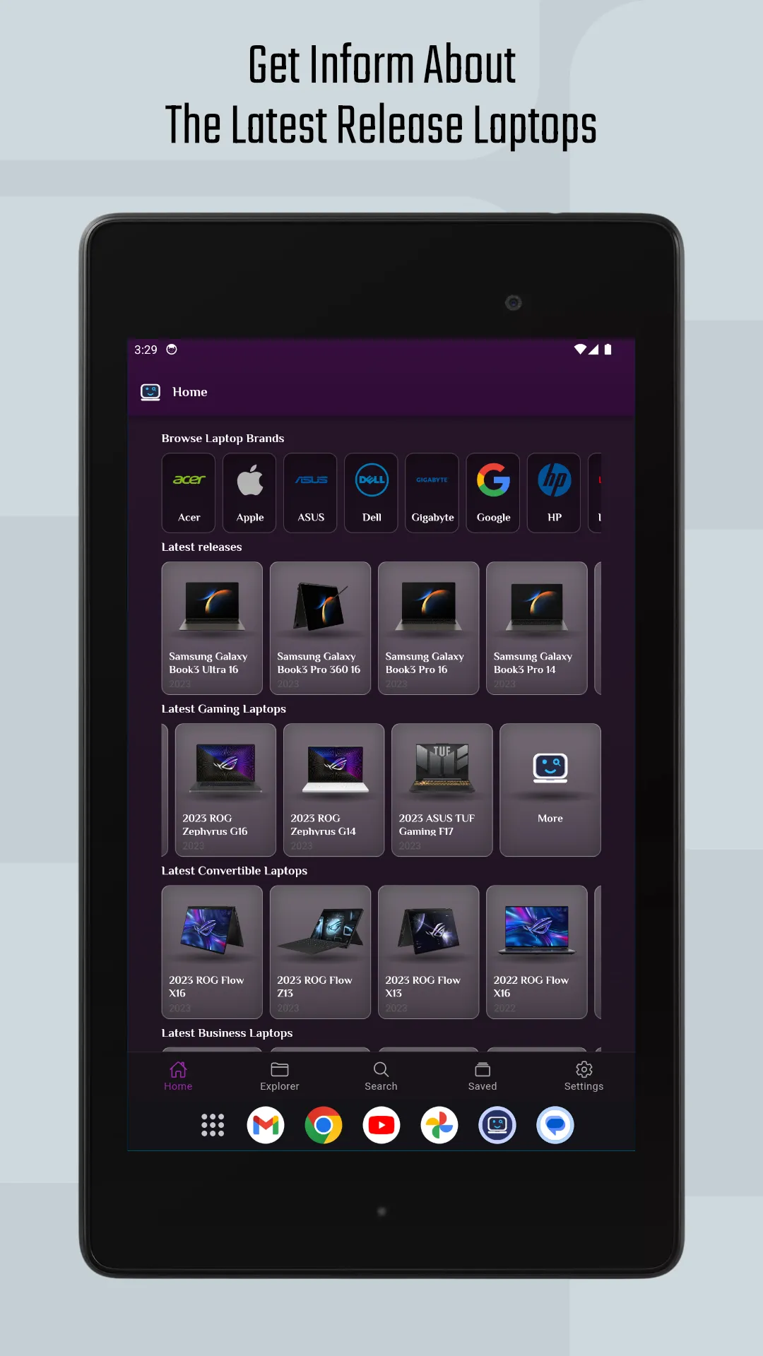 Laptop Finder: Specs & Compare | Indus Appstore | Screenshot