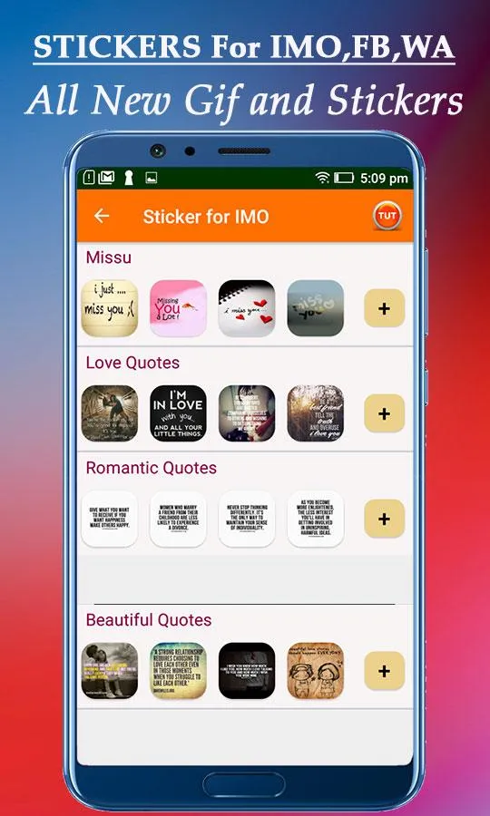 Stickers for Imo, fb, whatsapp | Indus Appstore | Screenshot