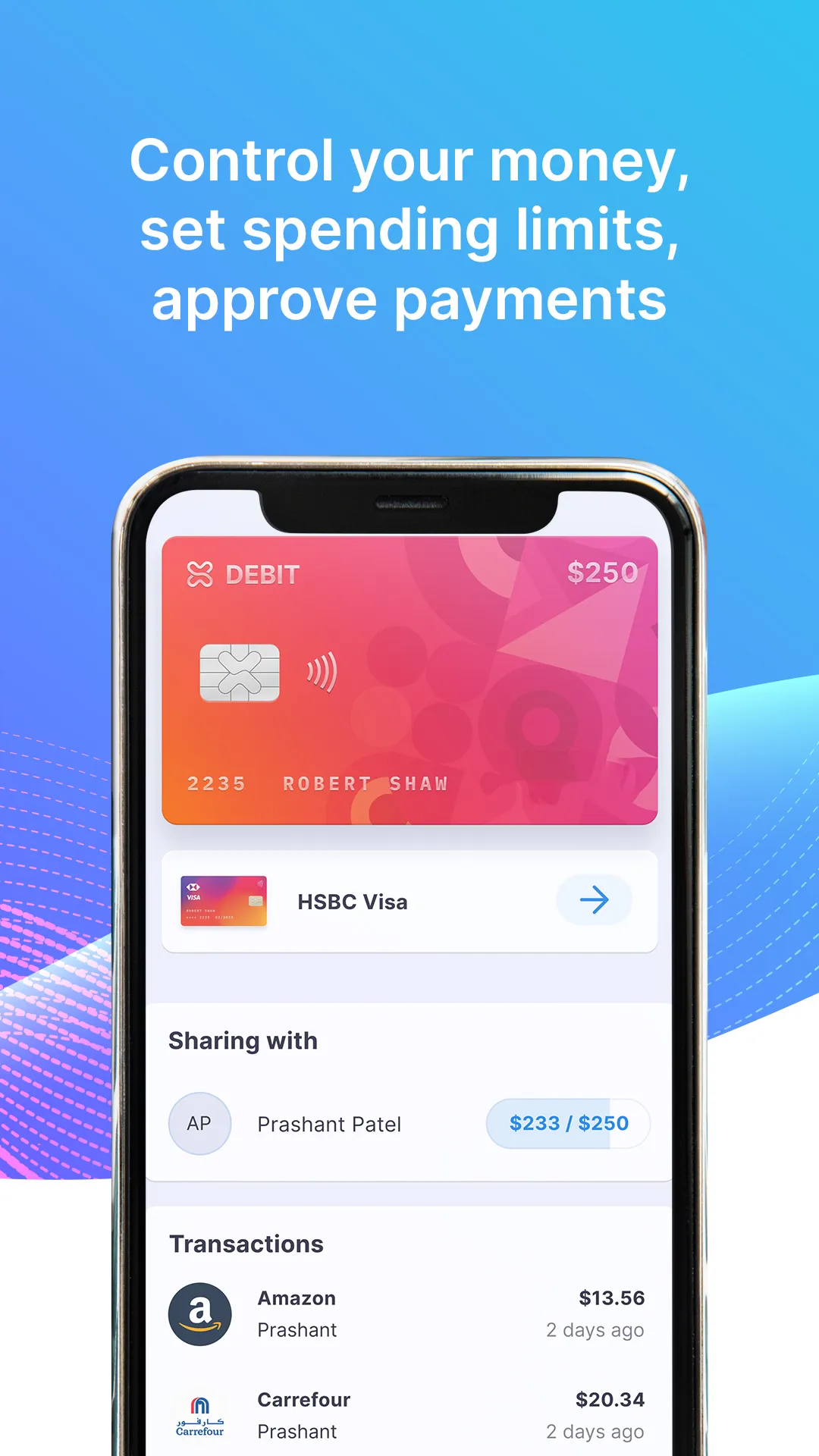 Xare - Share Debit,Credit card | Indus Appstore | Screenshot