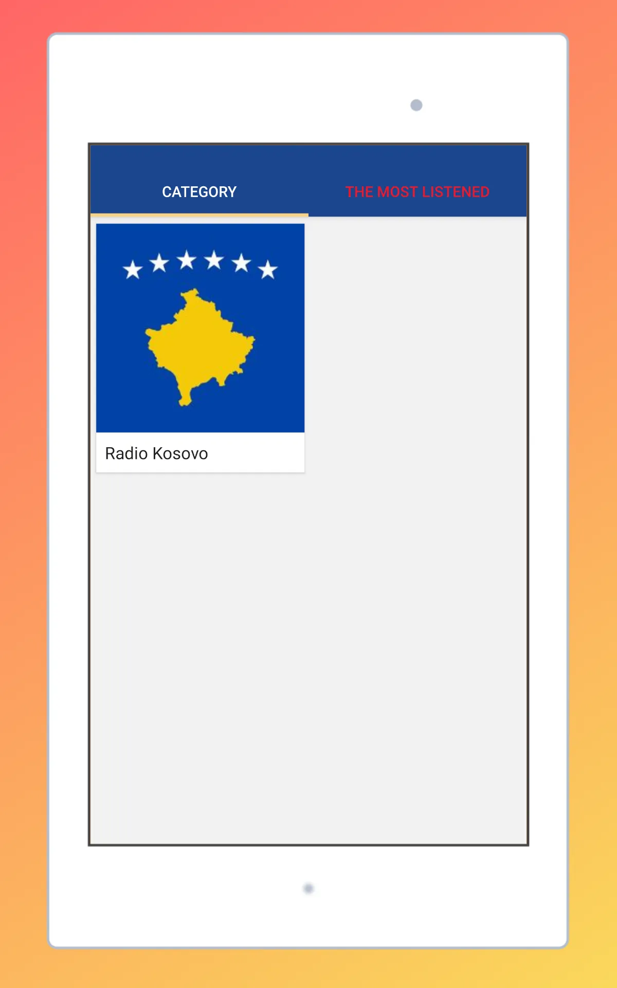 Radio Kosovo FM + Radio Online | Indus Appstore | Screenshot