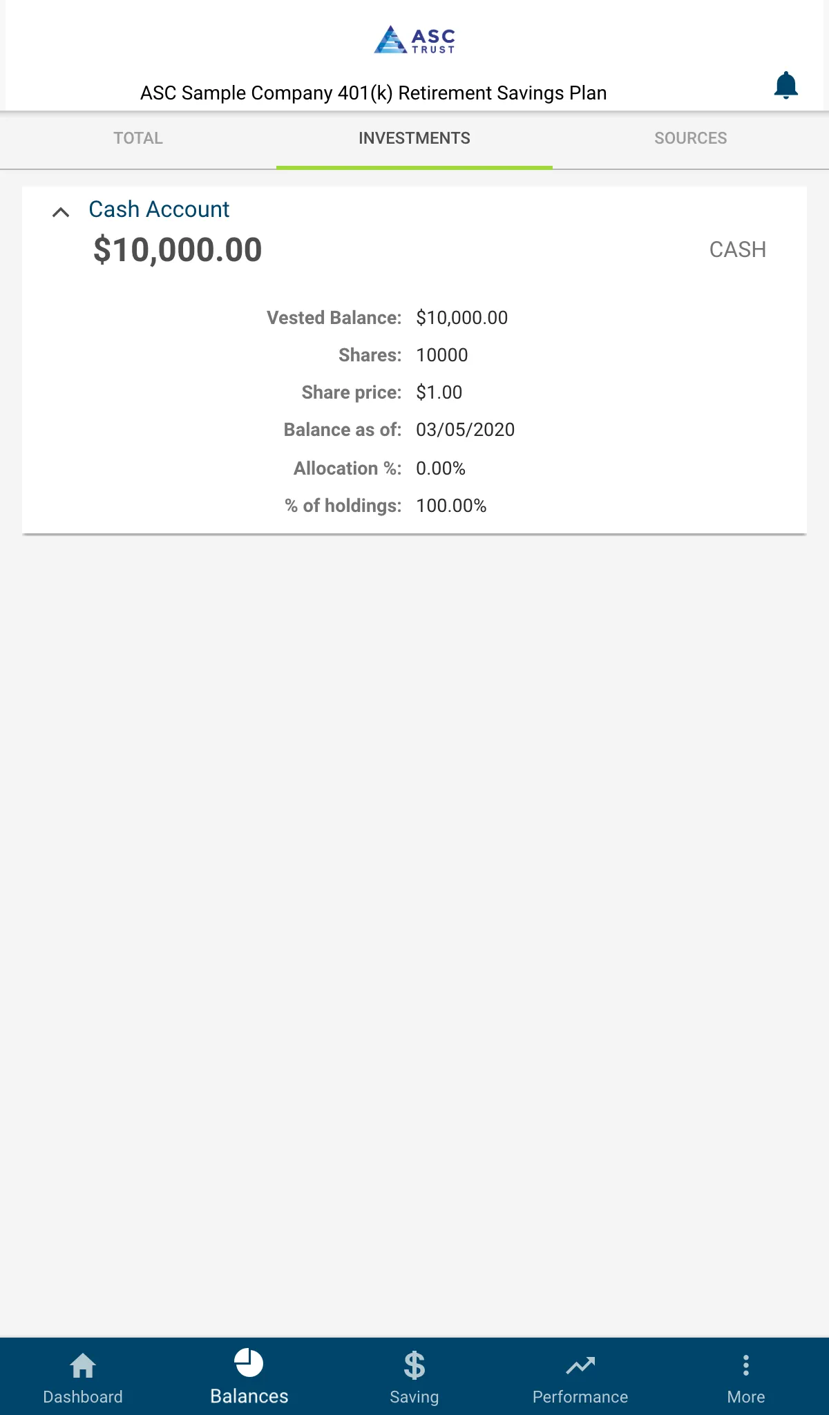 ASC Trust - Retirement Plan | Indus Appstore | Screenshot