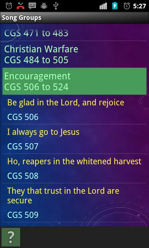 AFM CGS: Apostolic Faith Hymns | Indus Appstore | Screenshot