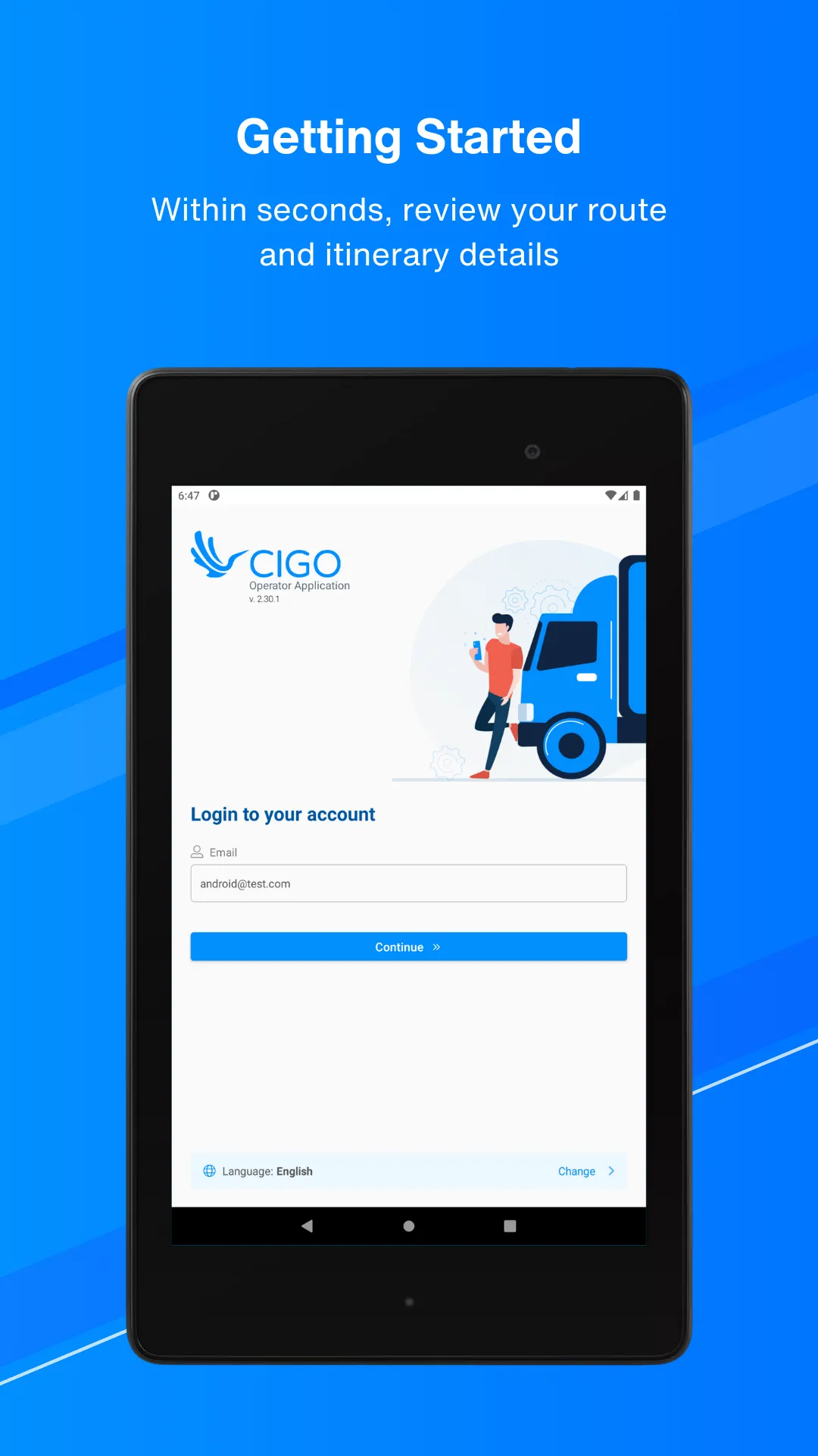 Cigo Tracker | Indus Appstore | Screenshot