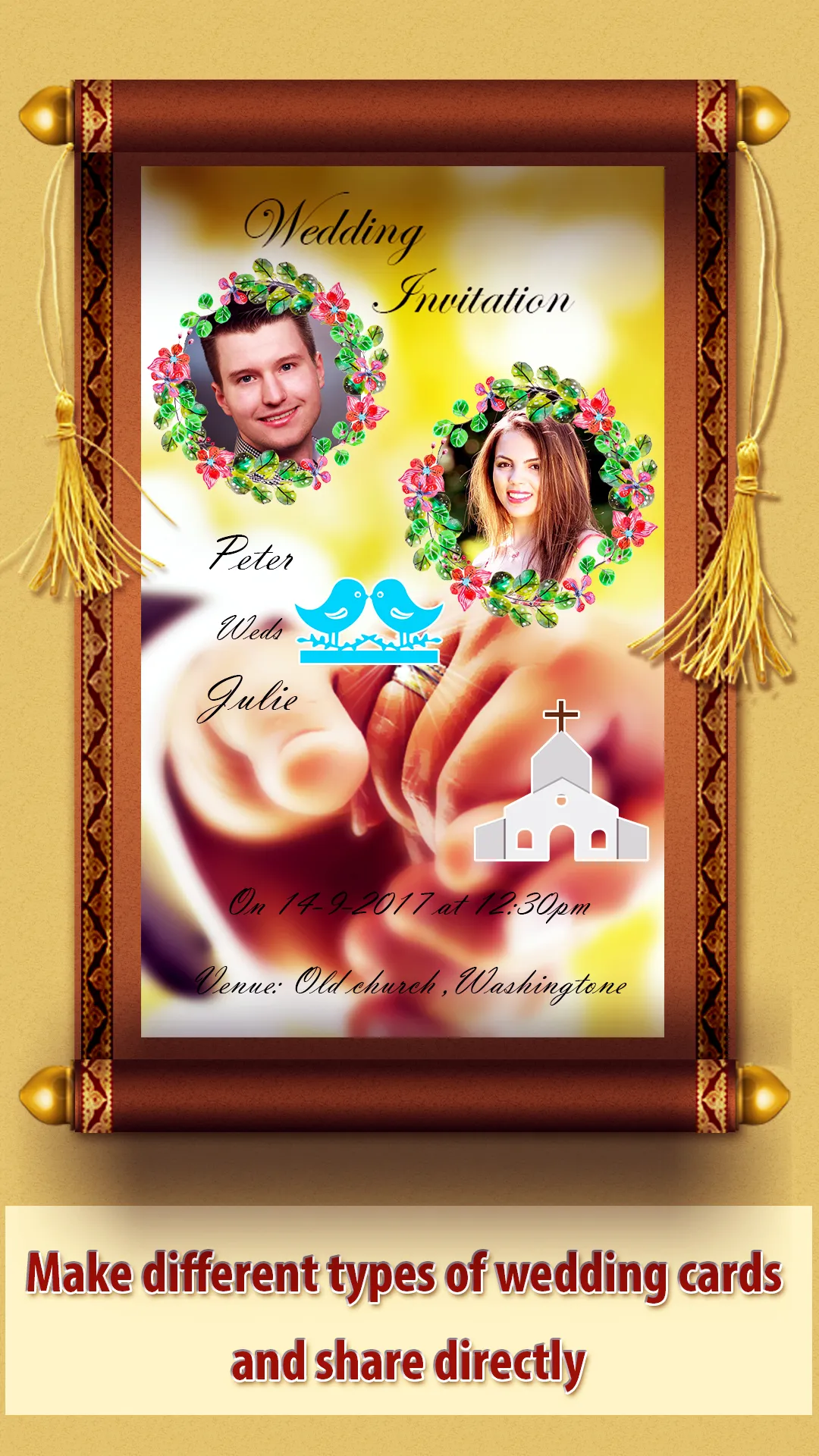 Wedding Card Maker | Indus Appstore | Screenshot