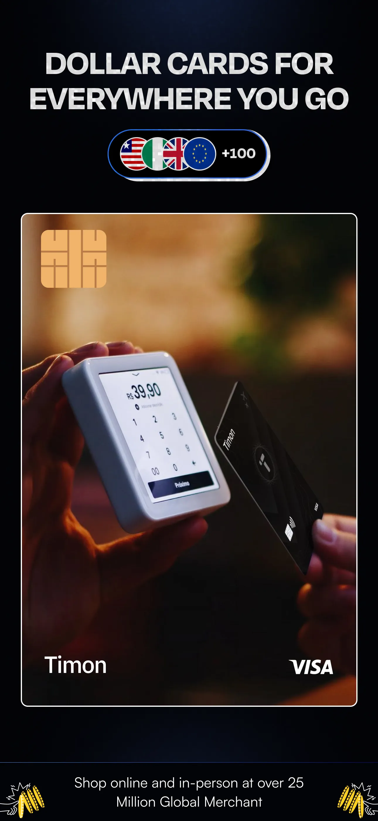 Timon - USD Wallets and Cards. | Indus Appstore | Screenshot