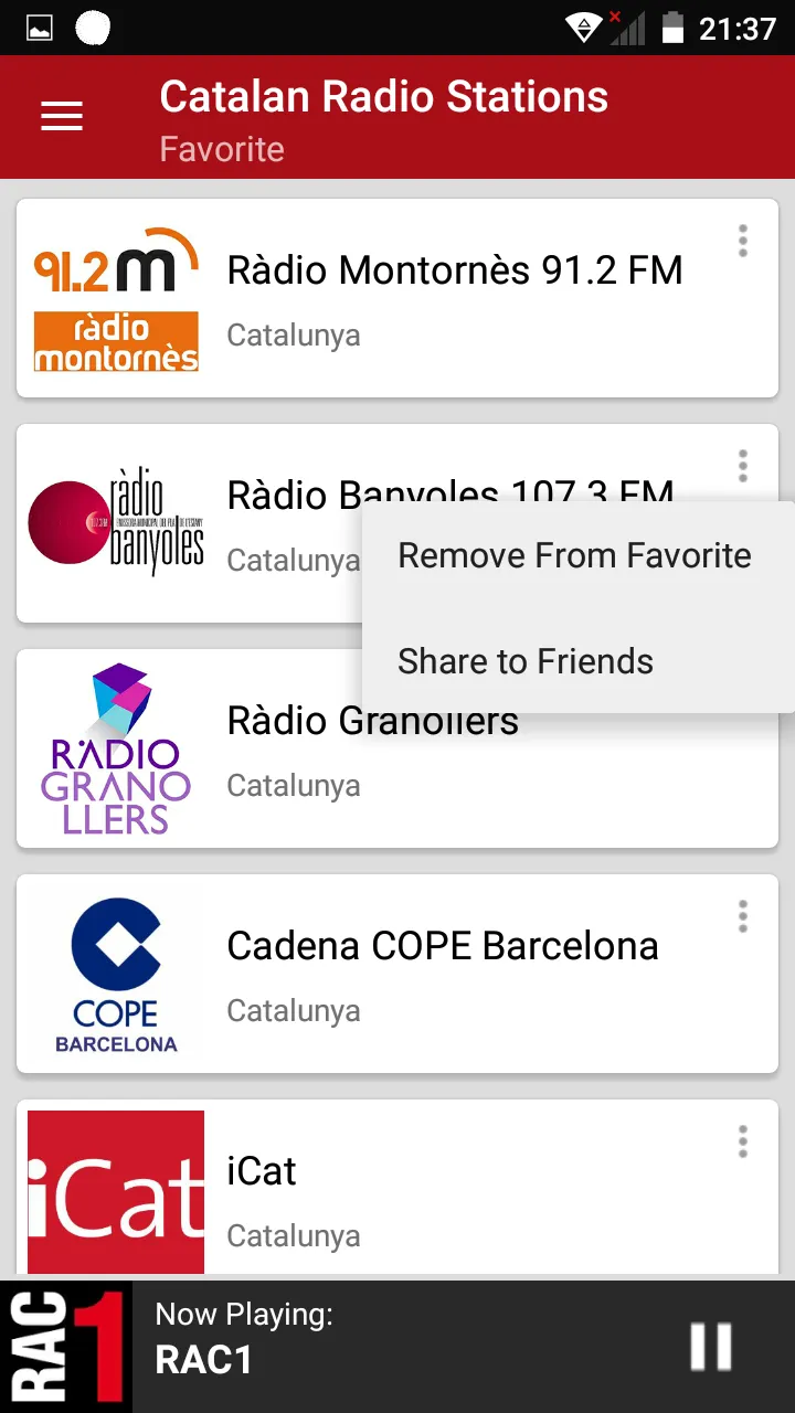 Catalan Radio Stations | Indus Appstore | Screenshot