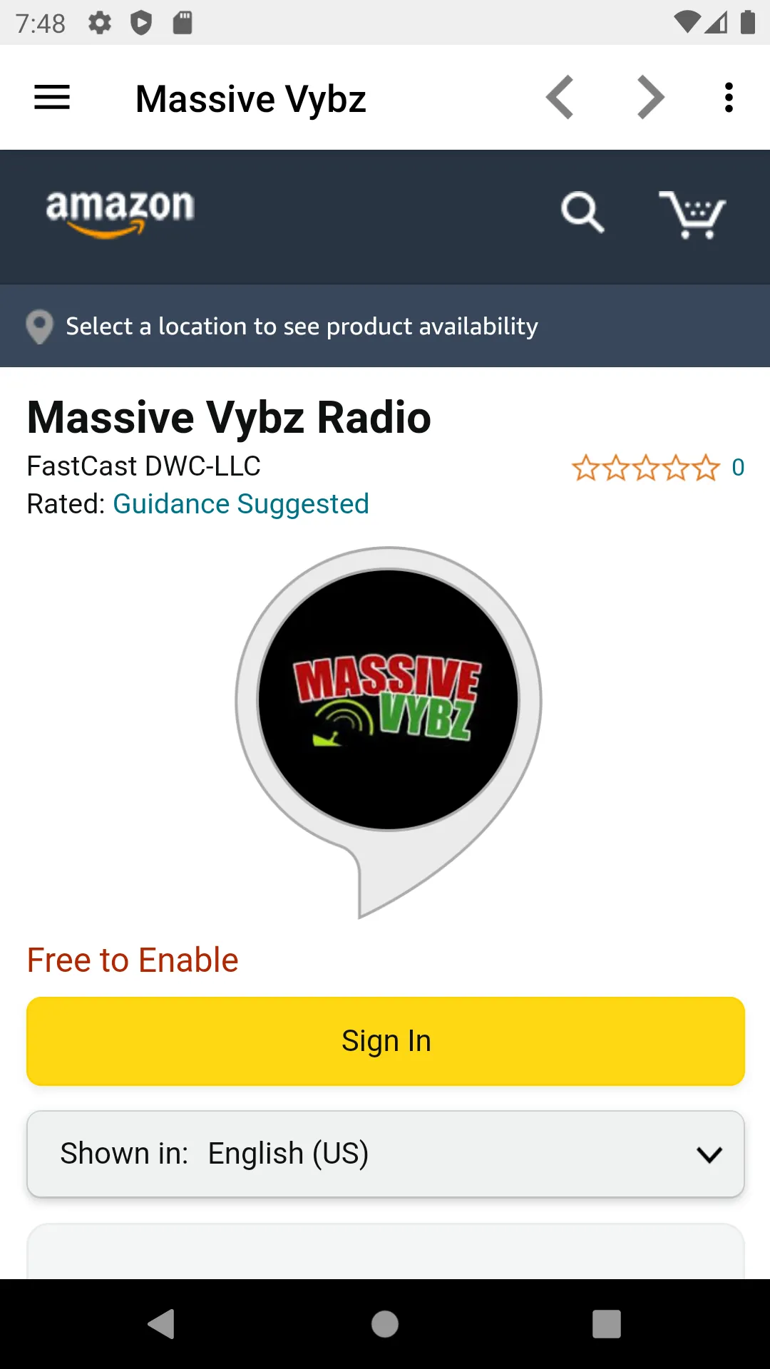 Massive Vybz Radio | Indus Appstore | Screenshot