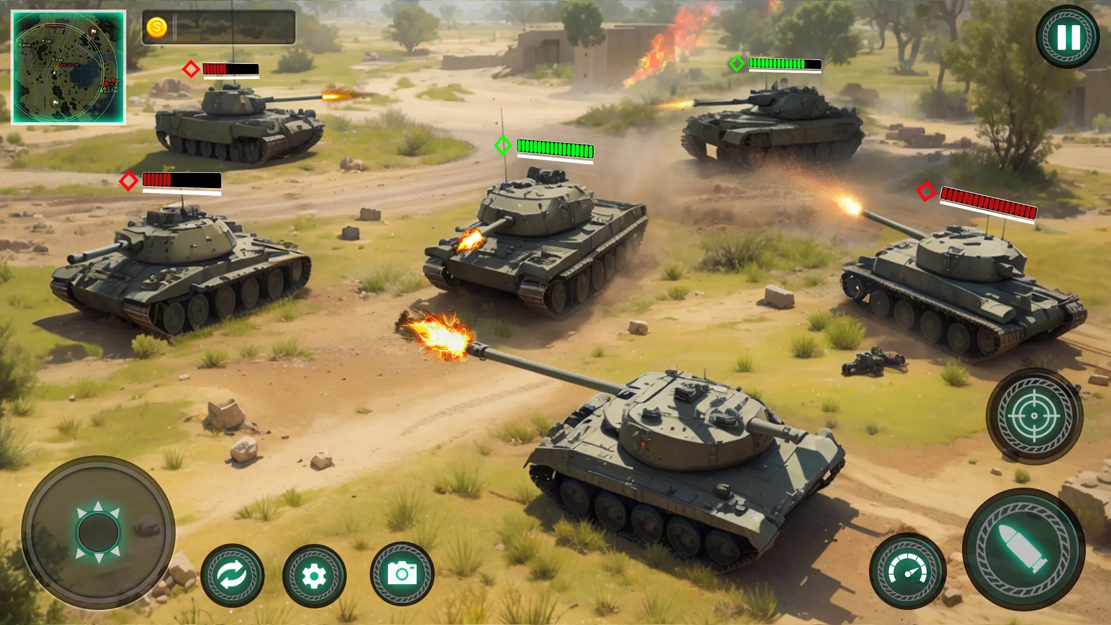 Military Tank War Machine Sim | Indus Appstore | Screenshot