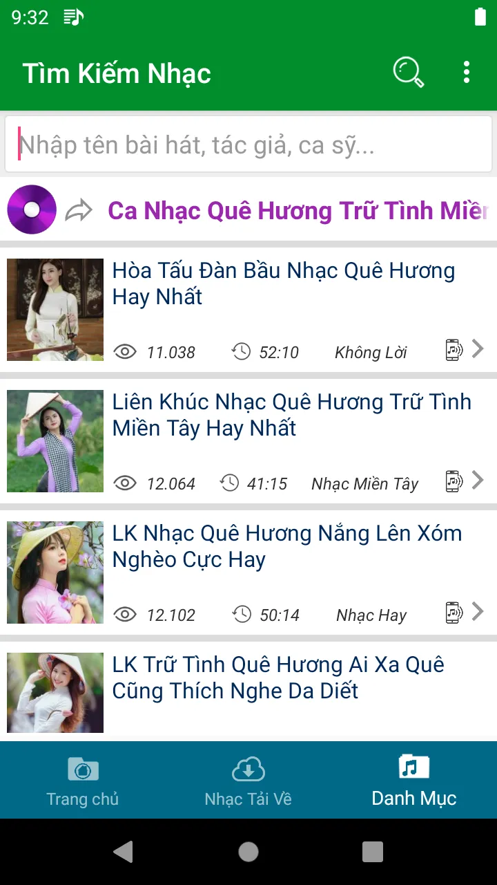 Nhạc Quê Hương - Nhạc Đồng Quê | Indus Appstore | Screenshot