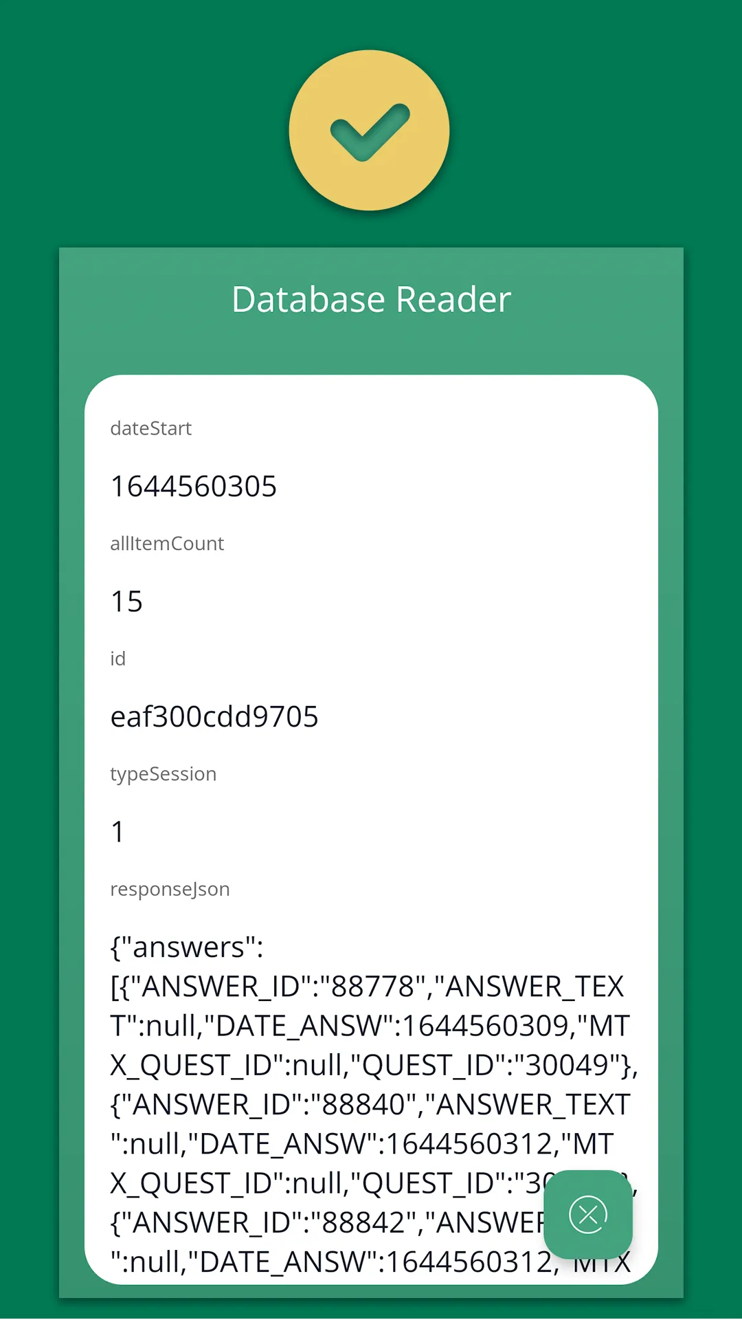 Database reader | Indus Appstore | Screenshot