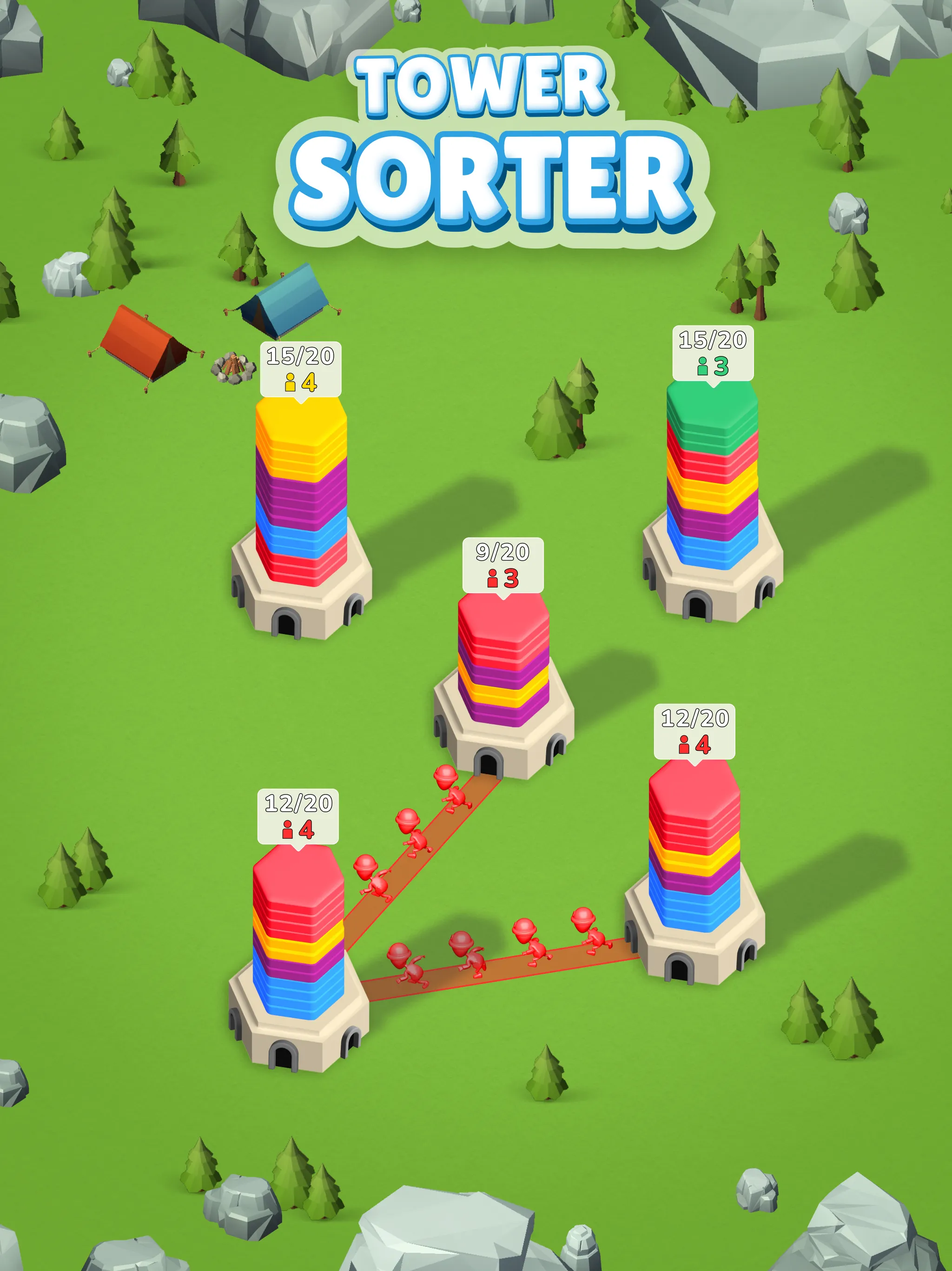 Tower Sort 3D: Hexa Puzzle | Indus Appstore | Screenshot