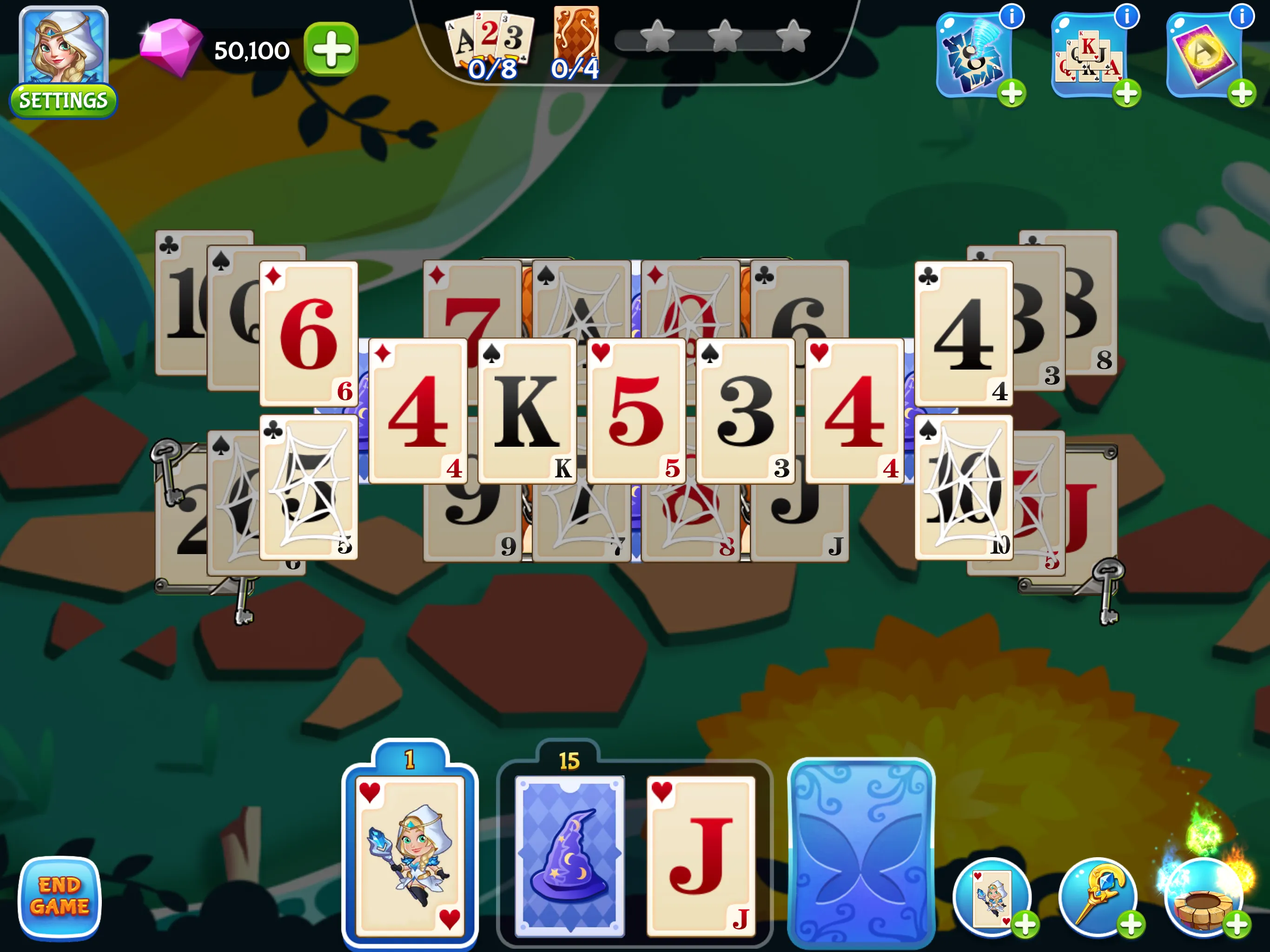 Solitaire Tripeaks Magic Games | Indus Appstore | Screenshot