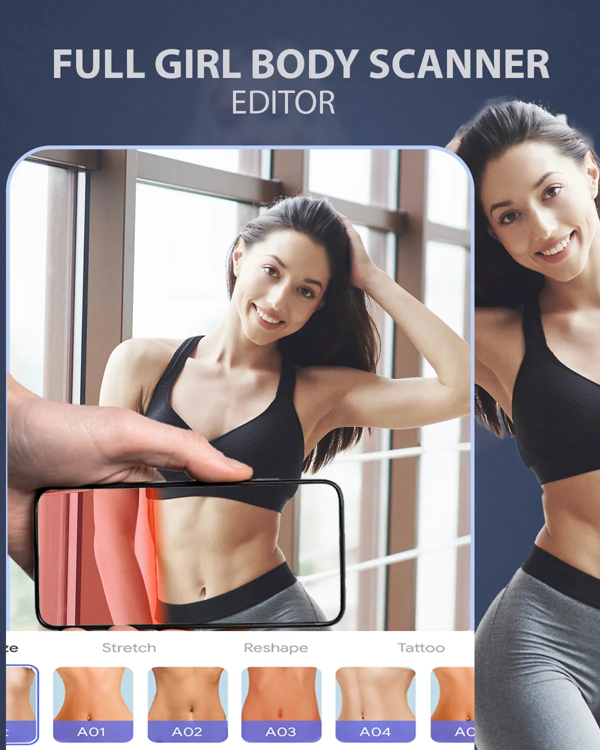 Body Scanner Girl Shape Editor | Indus Appstore | Screenshot